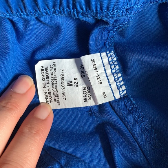 Men’s Medium Cherokee Scrub Pants Royal Blue - Picture 4 of 6